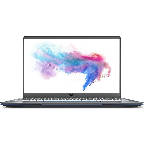 Laptop MSI Prestige 14Evo A11M, 14 inch FHD, Intel Core i7-1185G7, 16GB DDR4, 1TB SSD, Intel Iris Xe, Free DOS, Carbon Grey