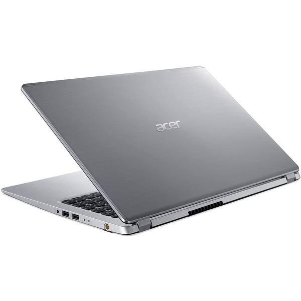 Laptop Acer Aspire 5 A514-54, 14 inch FHD, Intel Core i3-1115G4, 8GB DDR4, 256GB SSD, Intel Iris Xe, Win 10 Pro, Pure Silver