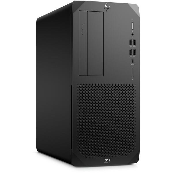 Sistem Brand HP Z1 G6, Intel Core i7 10700K, 32GB RAM, 1TB SSD, GeForce RTX 2080 8GB, Negru