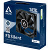 Ventilator PC Arctic F8 Silent, Black