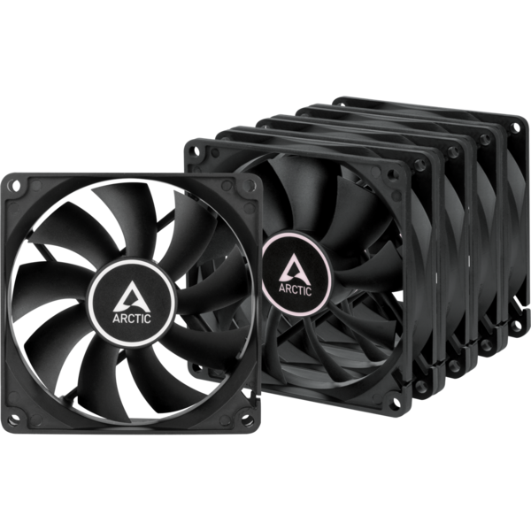 Ventilator PC Arctic F9, Black, pachet 5 buc