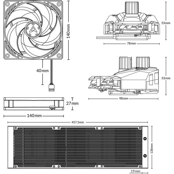 Cooler Arctic Liquid Freezer II 420