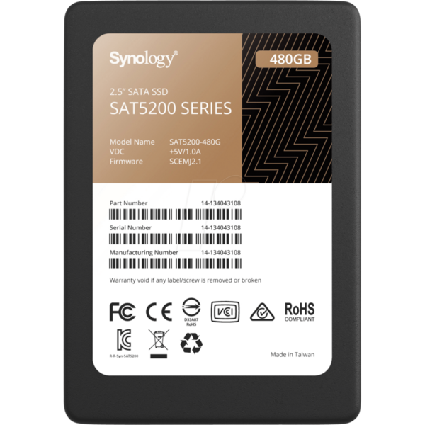 SSD Synology 480GB SATA 3 SAT5200