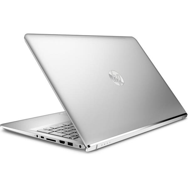 Laptop HP ENVY 15-ep0002nq, 15.6 inch FHD IPS, Intel Core i7-10750H, 16GB DDR4, 512GB SSD, GeForce GTX 1650 Ti 4GB, Win 10 Home, Natural Silver