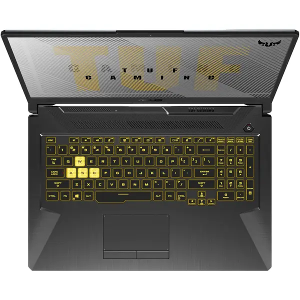 Laptop Gaming Asus TUF A17 FA706IU, 17.3 inch FHD 144Hz, AMD Ryzen 7 4800H, 8GB DDR4, 512GB SSD, GeForce GTX 1660 Ti 6GB, Bonfire Blac