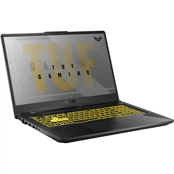 Laptop Gaming Asus TUF A17 FA706IU, 17.3 inch FHD 144Hz, AMD Ryzen 7 4800H, 8GB DDR4, 512GB SSD, GeForce GTX 1660 Ti 6GB, Bonfire Blac