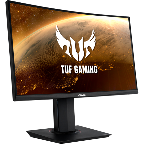 Monitor Gaming Asus TUF Gaming VG24VQE 23.6 inch FHD 165Hz Curbat, 1ms, FreeSync, Negru