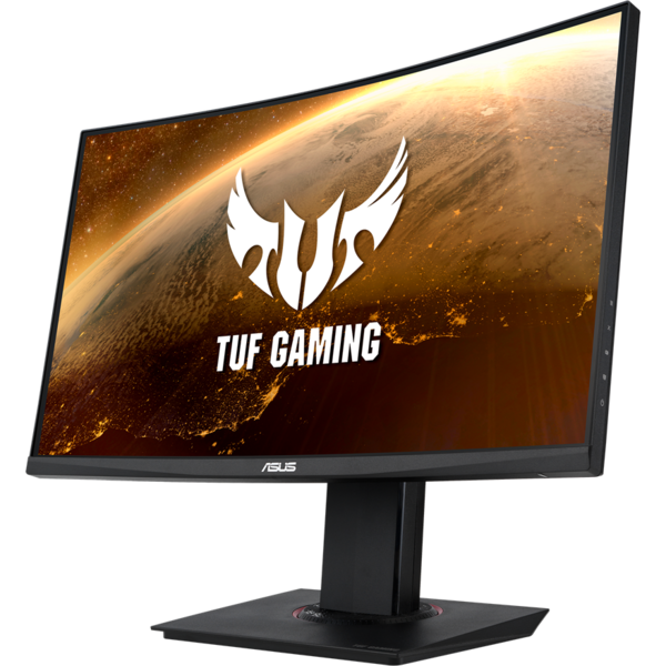 Monitor Gaming Asus TUF Gaming VG24VQR 23.6 inch FHD 165Hz Curbat, 1ms, FreeSync, Negru