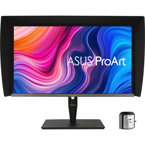 Monitor LED Asus ProArt PA27UCX-K, 27 inch UHD 4K HDR-10, USB-C, X-Rite i1 Display Pro, Black