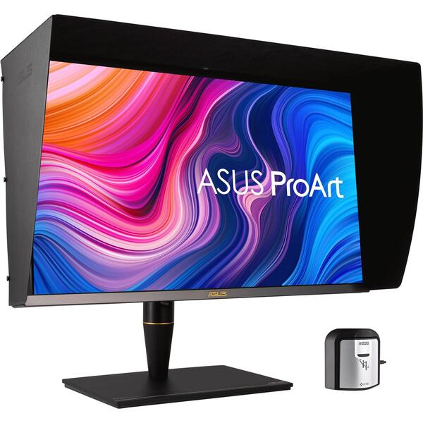 Monitor LED Asus ProArt PA27UCX-K, 27 inch UHD 4K HDR-10, USB-C, X-Rite i1 Display Pro, Black