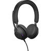 Casti Jabra Evolve2 40 Stereo, USB, Black