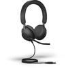 Casti Jabra Evolve2 40 Stereo, USB, Black