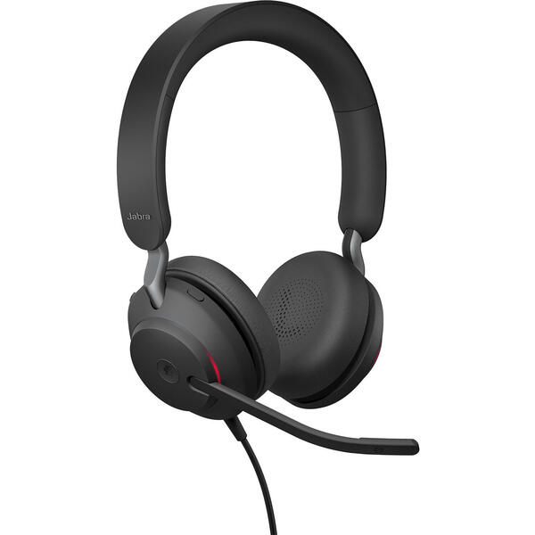 Casti Jabra Evolve2 40 Stereo, USB, Black