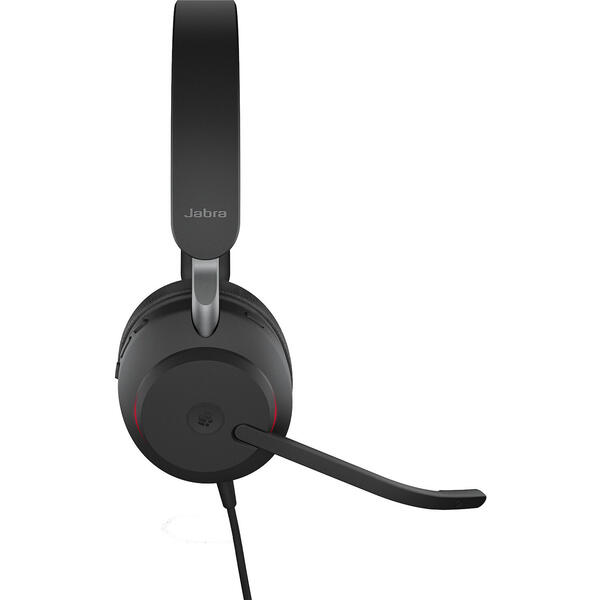 Casti Jabra Evolve2 40 Stereo, USB, Black