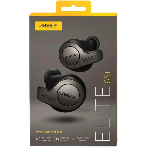 Casca Bluetooth Jabra Elite 65t Black