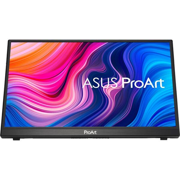 Monitor LED Asus ProArt PA148CTV 14 inch FHD IPS Touch, 5ms, USB-C, Black