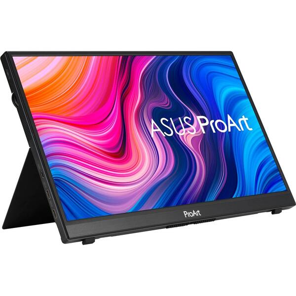Monitor LED Asus ProArt PA148CTV 14 inch FHD IPS Touch, 5ms, USB-C, Black