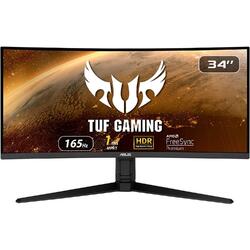 Monitor LED Asus TUF Gaming VG34VQL1B Curbat 34 inch 165 Hz HDR, 1ms, Black
