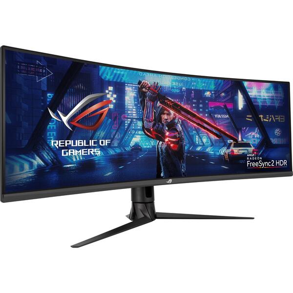 Monitor LED Asus ROG Strix XG43VQ Curbat 43.4 inch UHD+ 120Hz, HDR400, Negru