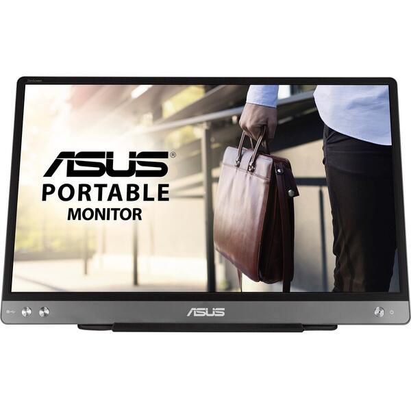 Monitor LED Asus ZenScreen MB14AC Portable USB Monitor 14 inch FHD IPS, USB-C, Silver