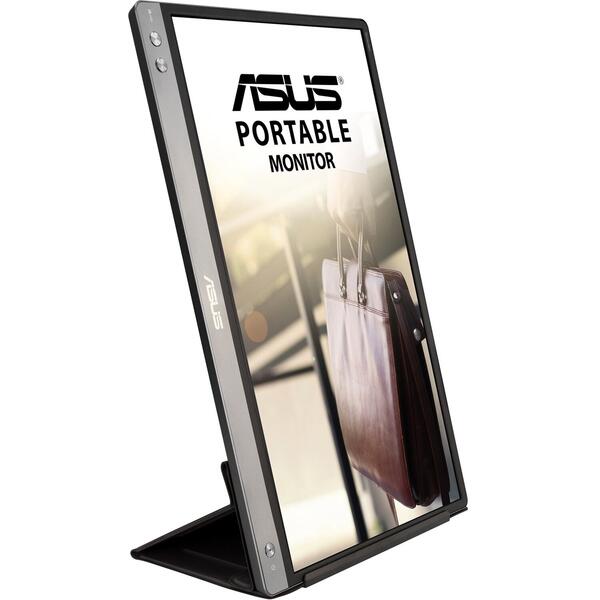 Monitor LED Asus ZenScreen MB14AC Portable USB Monitor 14 inch FHD IPS, USB-C, Silver