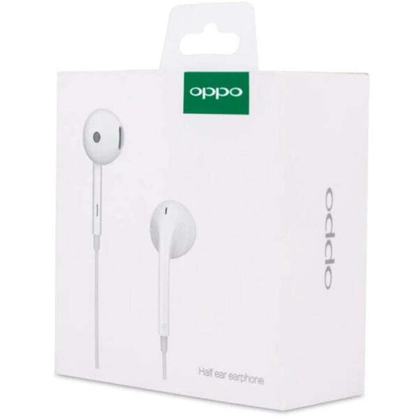 Casca handsfree Oppo EarBuds MH135, tip "In-Ear", White