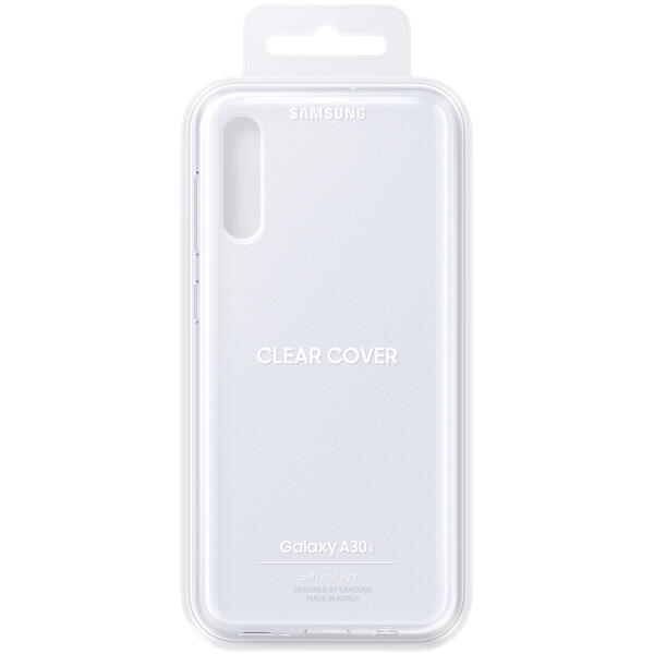 Samsung Capac protectie spate Clear Cover Transparent pentru Galaxy A30s