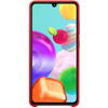 Samsung Capac protectie spate Silicone Cover Rosu pentru Galaxy A41