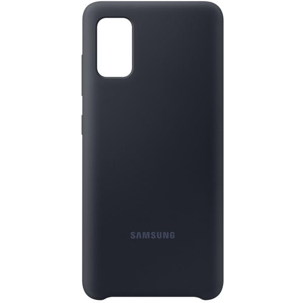 Samsung Capac protectie spate Silicone Cover Negru pentru Galaxy A41