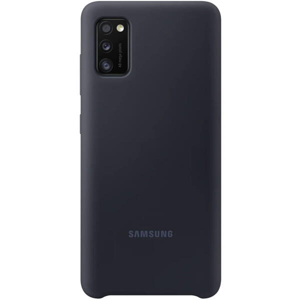 Samsung Capac protectie spate Silicone Cover Negru pentru Galaxy A41