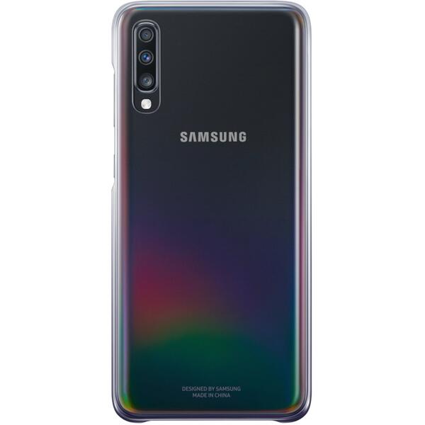 Samsung Capac protectie spate Gradation Negru pentru Galaxy A70 2019