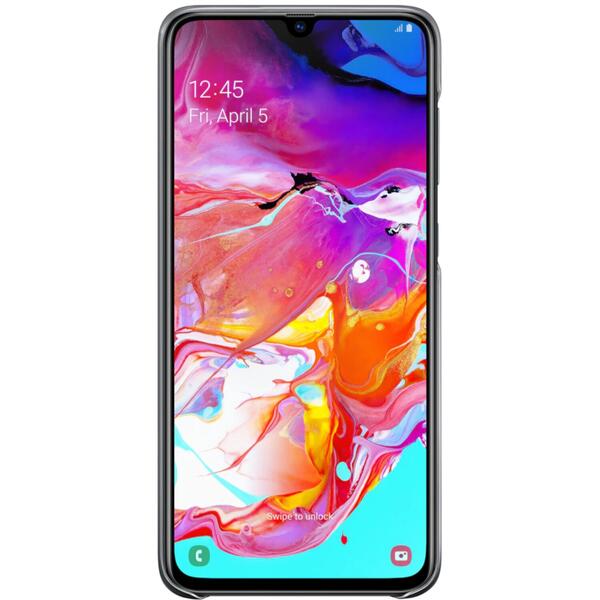 Samsung Capac protectie spate Gradation Negru pentru Galaxy A70 2019