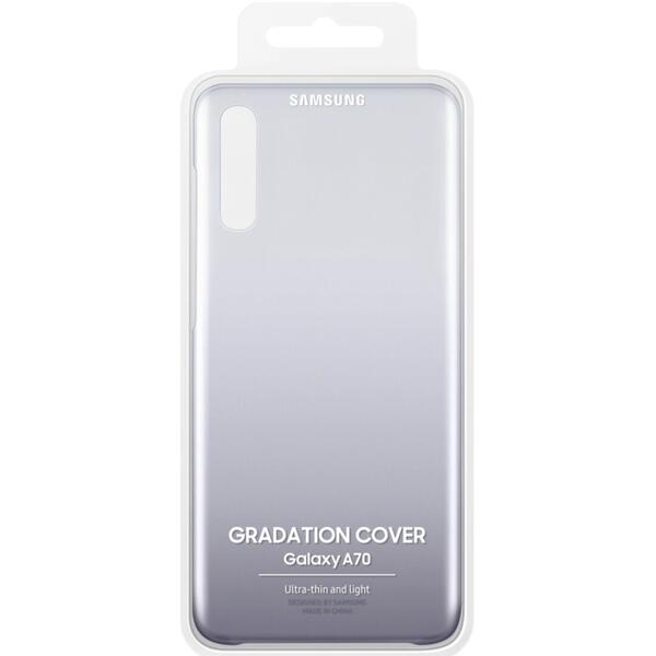 Samsung Capac protectie spate Gradation Negru pentru Galaxy A70 2019