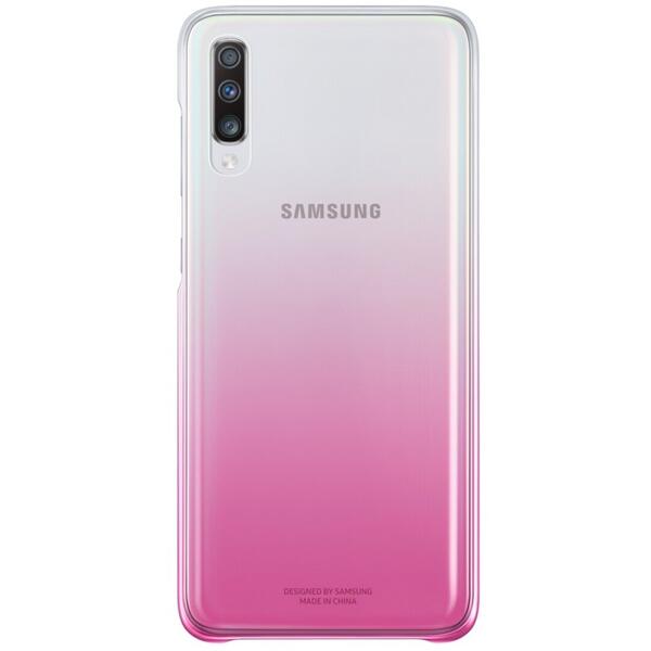 Samsung Capac protectie spate Gradation Roz pentru Galaxy A70 2019