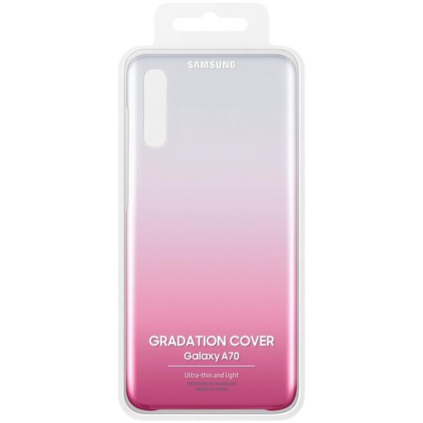 Samsung Capac protectie spate Gradation Roz pentru Galaxy A70 2019