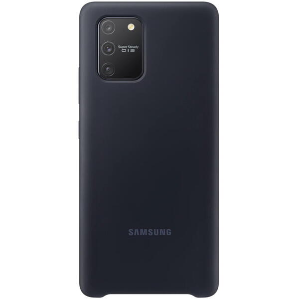Samsung Capac protectie spate Silicone Cover Negru pentru Galaxy S10 Lite
