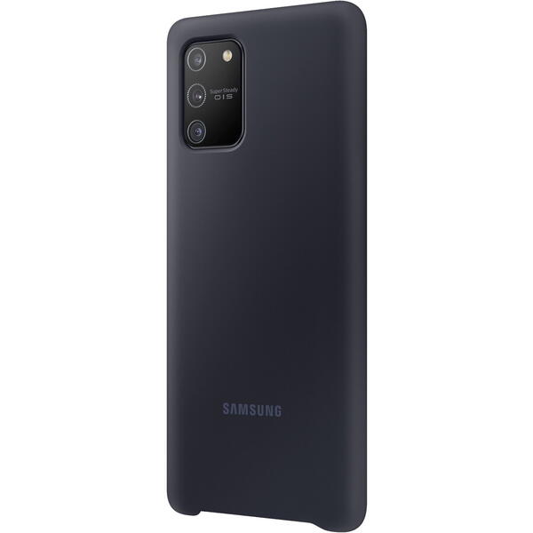 Samsung Capac protectie spate Silicone Cover Negru pentru Galaxy S10 Lite