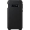 Samsung Capac protectie spate Leather Cover Negru pentru Galaxy S10e