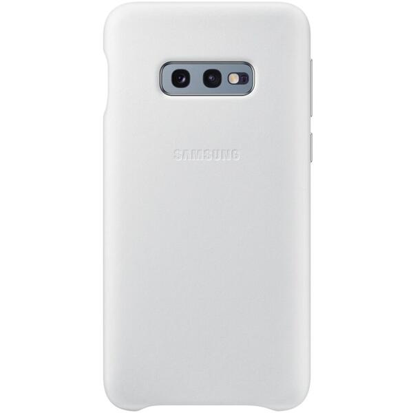 Samsung Capac protectie spate Leather Cover Alb pentru Galaxy S10e
