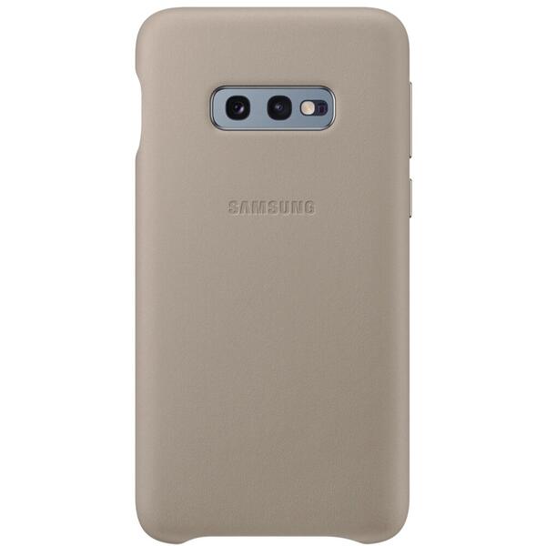 Samsung Capac protectie spate Leather Cover Gri pentru Galaxy S10e