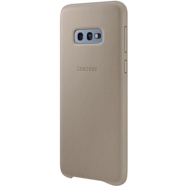 Samsung Capac protectie spate Leather Cover Gri pentru Galaxy S10e