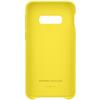 Samsung Capac protectie spate Leather Cover Galben pentru Galaxy S10e