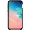 Samsung Capac protectie spate Leather Cover Bleumarin pentru Galaxy S10e