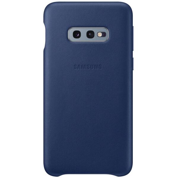 Samsung Capac protectie spate Leather Cover Bleumarin pentru Galaxy S10e