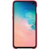 Samsung Capac protectie spate Leather Cover Rosu pentru Galaxy S10e