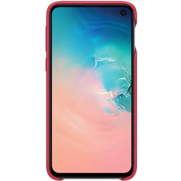 Samsung Capac protectie spate Leather Cover Rosu pentru Galaxy S10e