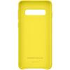 Samsung Capac protectie spate Leather Cover Galben pentru Galaxy S10