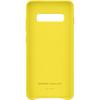 Samsung Capac protectie spate Leather Cover Galben pentru Galaxy S10 Plus
