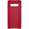 Samsung Capac protectie spate Leather Cover Rosu pentru Galaxy S10 Plus