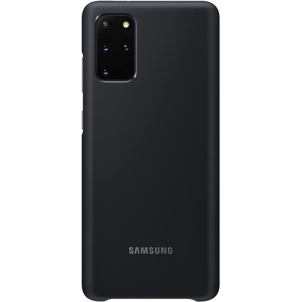 Samsung Capac protectie spate tip LED Cover Negru pentru Galaxy S20 Plus